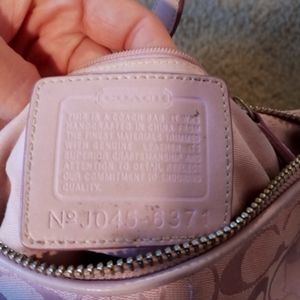 Pink coach bag